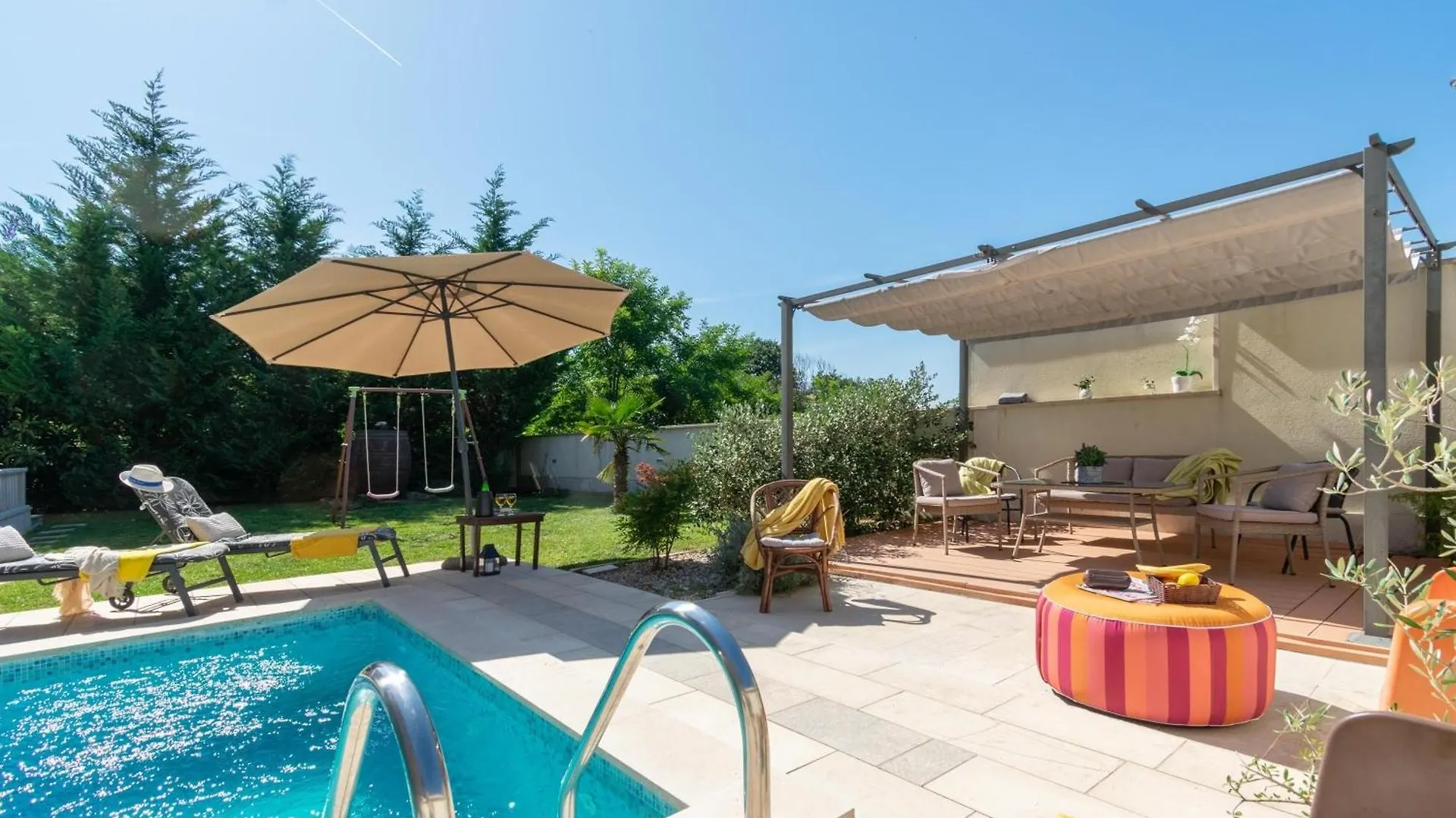 Villa Mit Eingezaeuntem Garten Und Panoramablick Tinjan 0*,  Hırvatistan